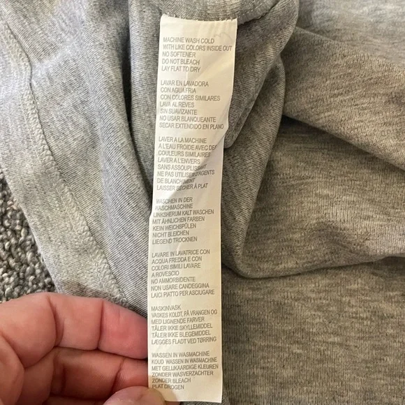 NWOT Women’s Fabletics live-in heather gray halter top, size 4X - Picture 5 of 6